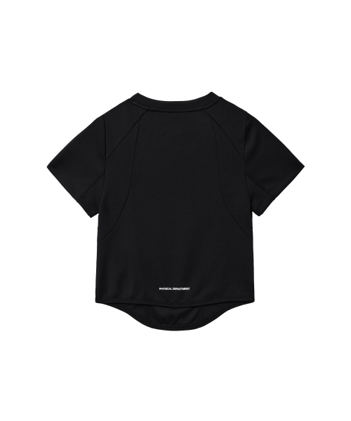 PHYPS MOTORCYCLE(フィップスモーターサイクル)の「Womens Curve Line Crop Short Sleeve Black(Tシャツ/カットソー・レディース・その他・SMALL/MEDIUM)」の2枚目の写真