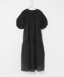URBAN RESEARCH ROSSO WOMEN | シアーストライプボリュームスリーブワンピース(ワンピース)