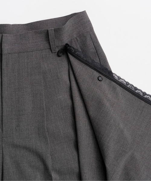 MAISON SPECIAL(メゾンスペシャル)の「Wrap Drape Skirt Pants/ラップドレープスカートパンツ(その他パンツ・レディース・ブラック/グレー・36/38)」の19枚目の写真