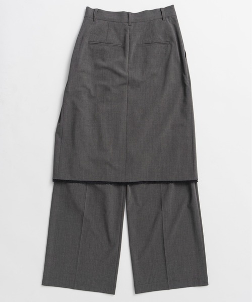 MAISON SPECIAL(メゾンスペシャル)の「Wrap Drape Skirt Pants/ラップドレープスカートパンツ(その他パンツ・レディース・ブラック/グレー・36/38)」の21枚目の写真