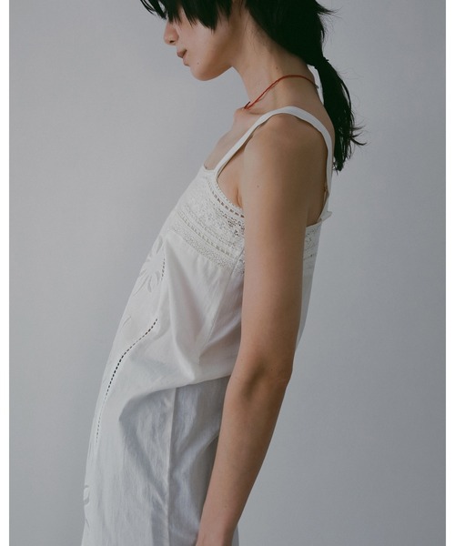 anuke(アンヌーク)の「Patchwork Lace Onepiece(ワンピース・レディース・ホワイト/ブラック・36inch/38inch)」の7枚目の写真