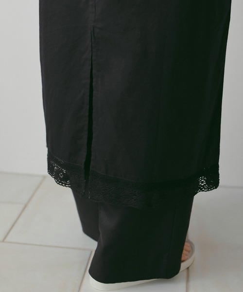 anuke(アンヌーク)の「Patchwork Lace Onepiece(ワンピース・レディース・ホワイト/ブラック・36inch/38inch)」の4枚目の写真