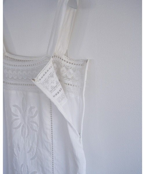 anuke(アンヌーク)の「Patchwork Lace Onepiece(ワンピース・レディース・ホワイト/ブラック・36inch/38inch)」の15枚目の写真