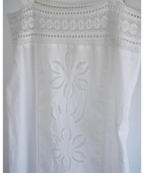 anuke(アンヌーク)の「Patchwork Lace Onepiece(ワンピース・レディース・ホワイト/ブラック・36inch/38inch)」の14枚目の写真