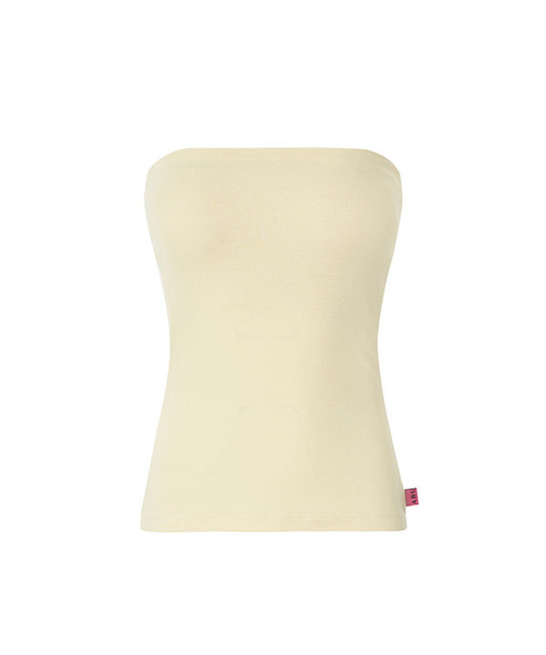 A.R.U(エイアールユー)の「LINE TUBE TOP(Tシャツ/カットソー・レディース・アイボリー/イエロー/エメラルドブルー/ピンク/ブラック・SMALL/MEDIUM)」の4枚目の写真