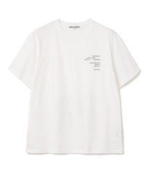 リフィットタイポTシャツ[ホワイト]