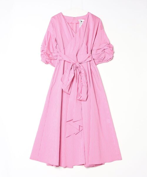 DOUBLE STANDARD CLOTHING(ダブルスタンダードクロージング)の「カシュクールボリュームスリーブワンピース(ワンピース・レディース・ピンク・36/38)」の16枚目の写真
