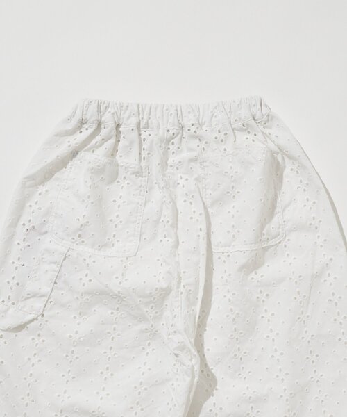 CIAOPANIC TYPY（チャオパニックティピー）の「【KIDS】サロペット風スカラップレースセットアップ（その他パンツ・キッズ・ブラック/ホワイト・110/130/150）」の22枚目の写真