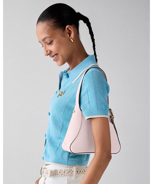 kate spade new york(ケイトスペード ニューヨーク)の「454 スカルプテッド ショルダー バッグ(ショルダーバッグ・レディース・ピンク・ONESIZE)」の1枚目の写真