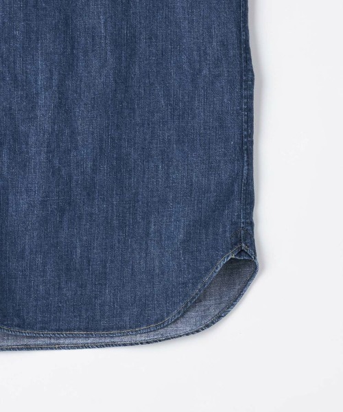 BRITISH MADE(ブリティッシュメイド)の「デニムシャツ/リバプール(MEN)(シャツ/ブラウス・メンズ・ブルー・SMALL/MEDIUM/LARGE)」の6枚目の写真