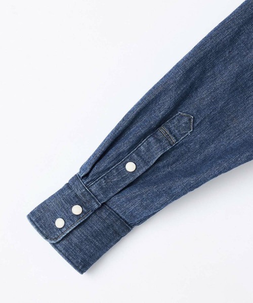BRITISH MADE(ブリティッシュメイド)の「デニムシャツ/リバプール(MEN)(シャツ/ブラウス・メンズ・ブルー・SMALL/MEDIUM/LARGE)」の7枚目の写真