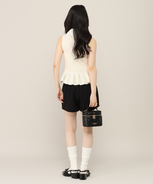 Heather(ヘザー)の「ベルト付きコンパクトショートパンツ 999568(その他パンツ・レディース・ドット/ブラック/グレー・S/M)」の20枚目の写真