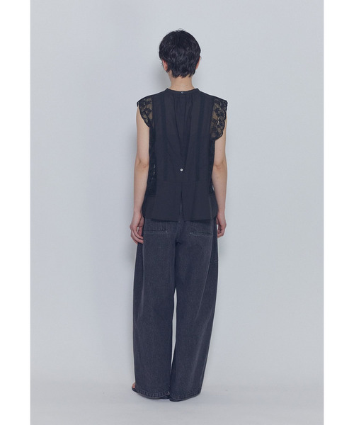normment(ノーメント)の「【WEB限定】<normment(ノーメント)> “MANNY LACE”ノースリーブブラウス(シャツ/ブラウス・レディース・ブラック系その他3・FREE)」の9枚目の写真
