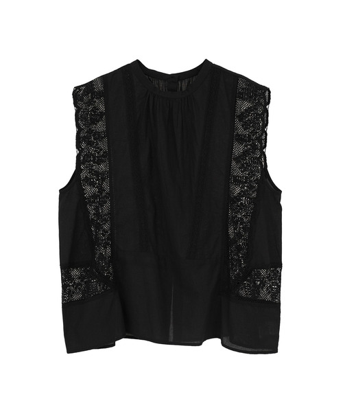 normment(ノーメント)の「【WEB限定】<normment(ノーメント)> “MANNY LACE”ノースリーブブラウス(シャツ/ブラウス・レディース・ブラック系その他3・FREE)」の10枚目の写真