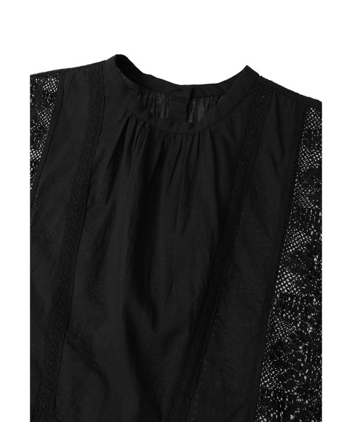 normment(ノーメント)の「【WEB限定】<normment(ノーメント)> “MANNY LACE”ノースリーブブラウス(シャツ/ブラウス・レディース・ブラック系その他3・FREE)」の12枚目の写真