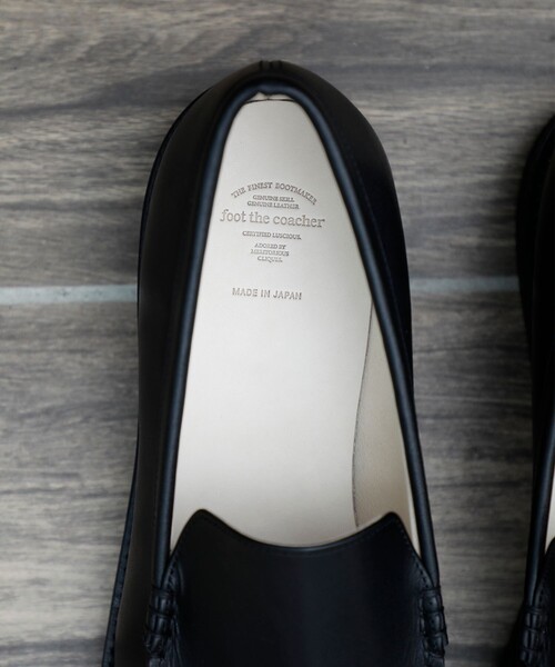 foot the coacher（フットザコーチャー）の「【foot the coacher / フットザコーチャー】FAT LOAFER（ローファー・メンズ・ブラック・25.0cm/26.0cm/27.0cm）」の5枚目の写真