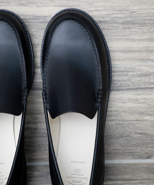 foot the coacher（フットザコーチャー）の「【foot the coacher / フットザコーチャー】FAT LOAFER（ローファー・メンズ・ブラック・25.0cm/26.0cm/27.0cm）」の6枚目の写真