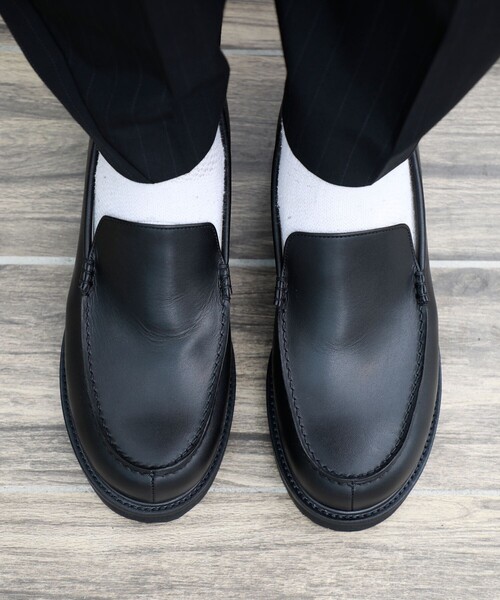 foot the coacher（フットザコーチャー）の「【foot the coacher / フットザコーチャー】FAT LOAFER（ローファー・メンズ・ブラック・25.0cm/26.0cm/27.0cm）」の8枚目の写真