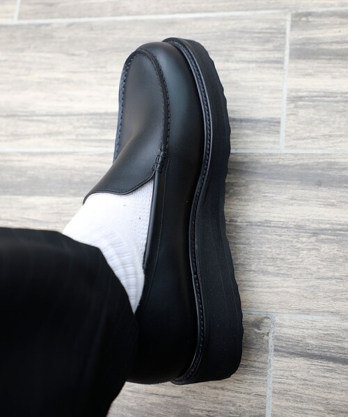 foot the coacher（フットザコーチャー）の「【foot the coacher / フットザコーチャー】FAT LOAFER（ローファー・メンズ・ブラック・25.0cm/26.0cm/27.0cm）」の9枚目の写真