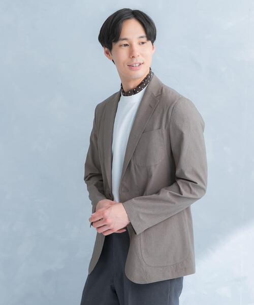 URBAN RESEARCH DOORS（アーバンリサーチドアーズ）の「LIFE STYLE TAILOR　ライトメッシュイージージャケット（その他アウター・メンズ・ベージュ/ネイビー・SMALL/MEDIUM/X-LARGE/LARGE）」の3枚目の写真