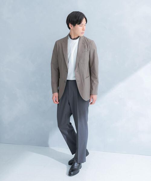 URBAN RESEARCH DOORS（アーバンリサーチドアーズ）の「LIFE STYLE TAILOR　ライトメッシュイージージャケット（その他アウター・メンズ・ベージュ/ネイビー・SMALL/MEDIUM/X-LARGE/LARGE）」の4枚目の写真