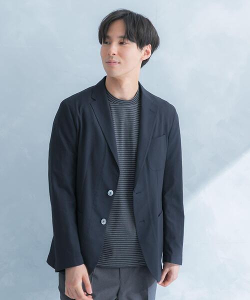 URBAN RESEARCH DOORS（アーバンリサーチドアーズ）の「LIFE STYLE TAILOR　ライトメッシュイージージャケット（その他アウター・メンズ・ベージュ/ネイビー・SMALL/MEDIUM/X-LARGE/LARGE）」の8枚目の写真