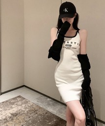 ショート丈キャミワンピース