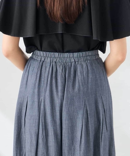 a.v.v(アーヴェヴェ)の「シアーデニムスカンツ(その他パンツ・レディース・ネイビー・38/36/40)」の13枚目の写真