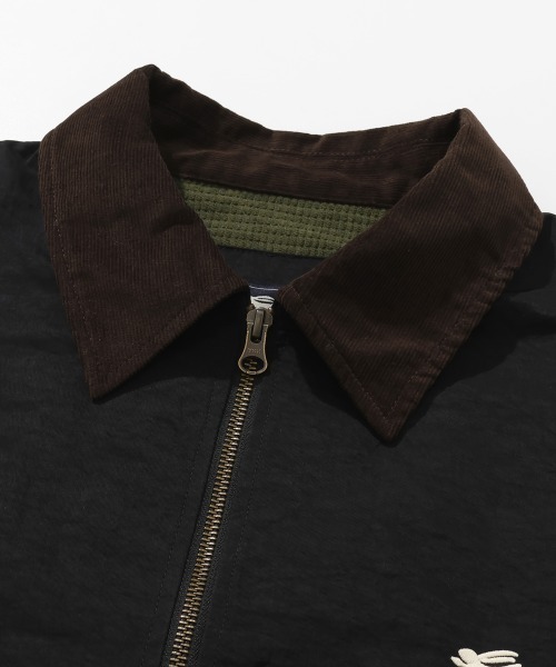 KRIFF MAYER(クリフメイヤー)の「刺繍コーチJK(ナイロンジャケット・メンズ・サンドベージュ/ブラック/オリーブ・X-LARGE/LARGE/MEDIUM)」の19枚目の写真