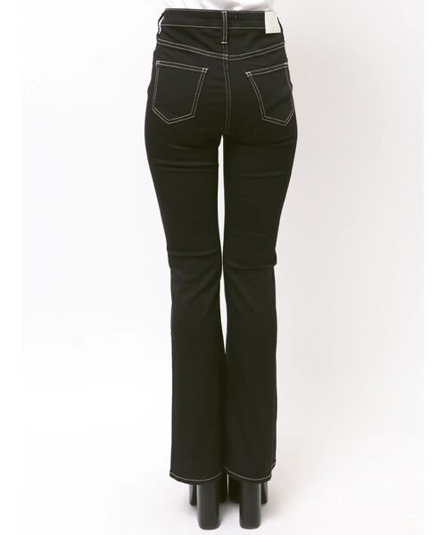 GYDA（ジェイダ）の「ハイウエストワンウォッシュフレアパンツ（デニムパンツ・レディース・ブラック・X-SMALL/XX-SMALL）」の15枚目の写真