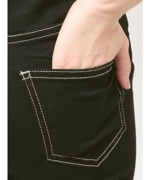 GYDA（ジェイダ）の「ハイウエストワンウォッシュフレアパンツ（デニムパンツ・レディース・ブラック・X-SMALL/XX-SMALL）」の17枚目の写真