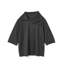 mizuiro ind 衿付きサテンコクーンワンピース（ワンピース