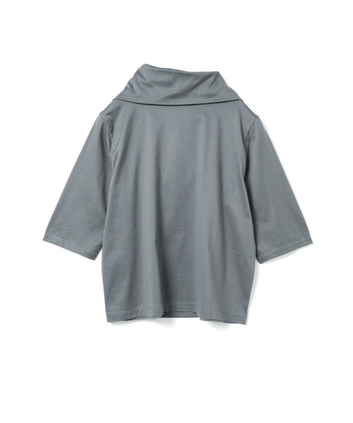 mizuiroind(ミズイロインド)の「mizuiro ind ドレープカラープルオーバー(Tシャツ/カットソー・レディース・ブラック/オフホワイト/ネイビー/ブルー・FREE)」の5枚目の写真