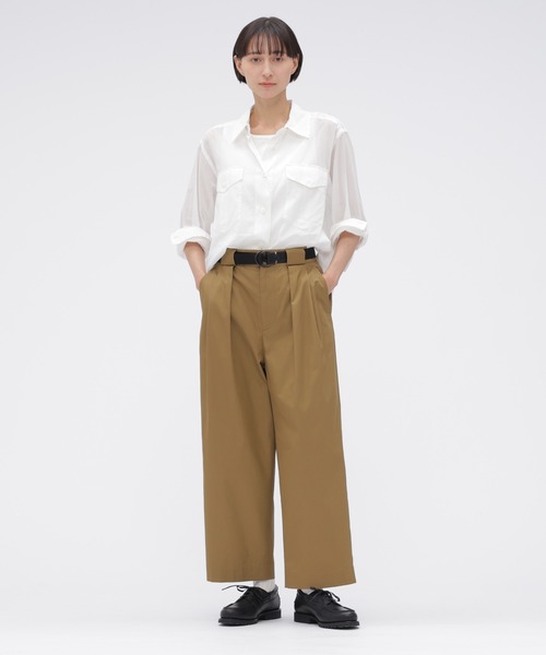 MARGARET HOWELL(マーガレットハウエル)の「SOFT BRUSHED COTTON TWILL(その他パンツ・レディース・マスタード/ボルドー・3/1/2)」の10枚目の写真