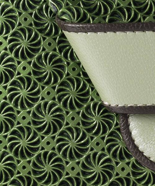 HIROKO HAYASHI（ヒロコハヤシ）の「【数量限定】GIRASOLE CIOCCOLATA（ジラソーレ チョコラータ）マルチ財布（財布・レディース・モスグリーン系4/ピンク系9・00）」の9枚目の写真