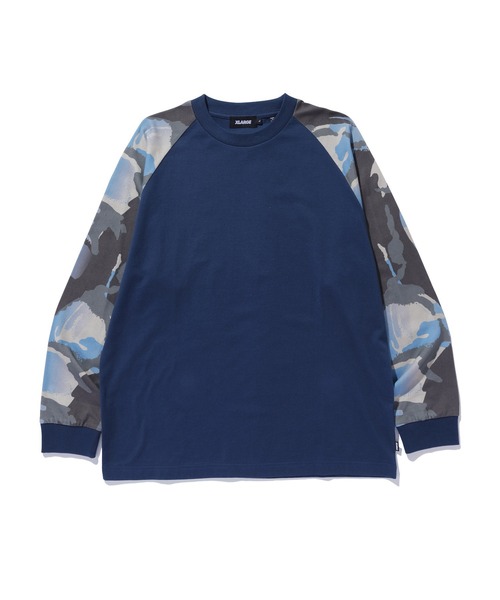 XLARGE(エクストララージ)の「GRADATION CAMO L/S TEE(Tシャツ/カットソー・メンズ・ブルー/チャコール・L/M/XL/S)」の2枚目の写真