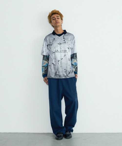 XLARGE(エクストララージ)の「GRADATION CAMO L/S TEE(Tシャツ/カットソー・メンズ・ブルー/チャコール・L/M/XL/S)」の6枚目の写真