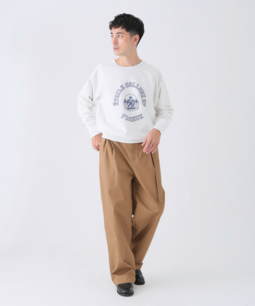 EDIFICE(エディフィス)の「FRENCH GRAPHIC FADE スウェット(スウェット・メンズ・ホワイト/チャコールグレー/ネイビー・MEDIUM/LARGE)」の4枚目の写真