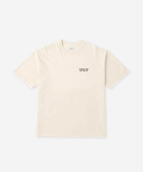 Saturdays NYC(サタデーズ ニューヨークシティ )の「Saturdays Heritage Relaxed SS Tee(Tシャツ/カットソー・メンズ・キナリ/チャコールグレー/イエロー・M/L/XL/S)」の5枚目の写真