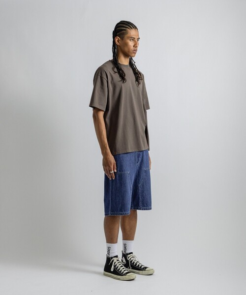 Saturdays NYC(サタデーズ ニューヨークシティ )の「Saturdays Heritage Relaxed SS Tee(Tシャツ/カットソー・メンズ・キナリ/チャコールグレー/イエロー・M/L/XL/S)」の15枚目の写真