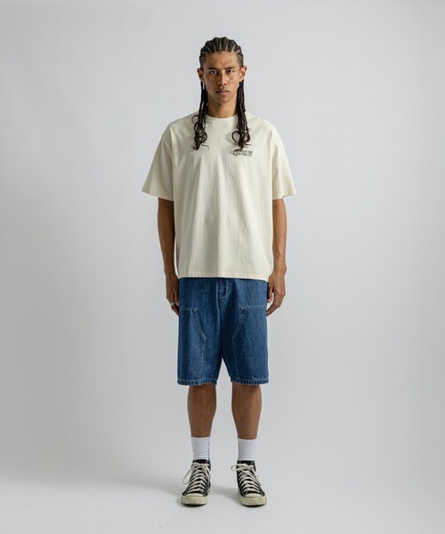 Saturdays NYC(サタデーズ ニューヨークシティ )の「Saturdays Heritage Relaxed SS Tee(Tシャツ/カットソー・メンズ・キナリ/チャコールグレー/イエロー・M/L/XL/S)」の17枚目の写真