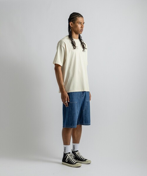 Saturdays NYC(サタデーズ ニューヨークシティ )の「Saturdays Heritage Relaxed SS Tee(Tシャツ/カットソー・メンズ・キナリ/チャコールグレー/イエロー・M/L/XL/S)」の18枚目の写真
