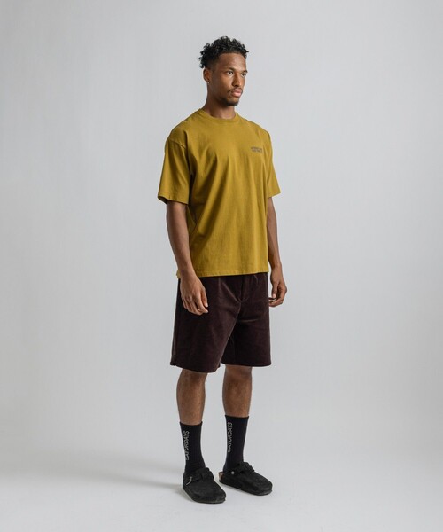Saturdays NYC(サタデーズ ニューヨークシティ )の「Saturdays Heritage Relaxed SS Tee(Tシャツ/カットソー・メンズ・キナリ/チャコールグレー/イエロー・M/L/XL/S)」の21枚目の写真