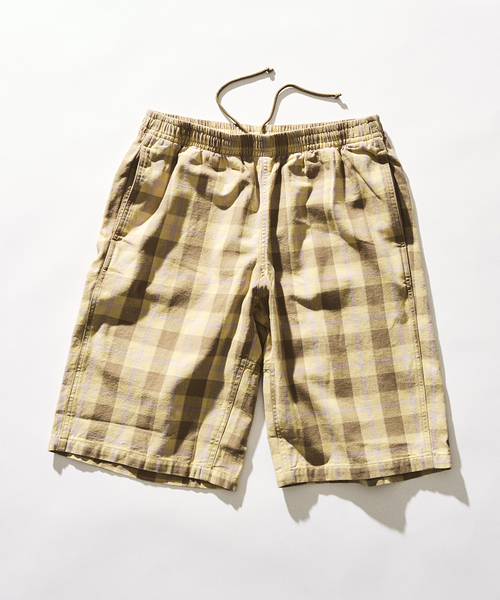 417 EDIFICE(フォーワンセブンエディフィス)の「Gramicci / グラミチ SWELL SHORT SHADOW PLAID(その他パンツ・メンズ・ベージュ・MEDIUM/LARGE/X-LARGE)」の1枚目の写真