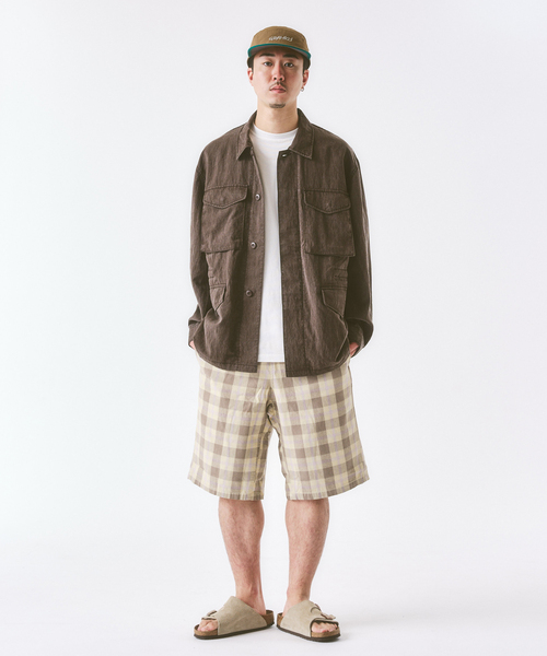 417 EDIFICE(フォーワンセブンエディフィス)の「Gramicci / グラミチ SWELL SHORT SHADOW PLAID(その他パンツ・メンズ・ベージュ・MEDIUM/LARGE/X-LARGE)」の5枚目の写真