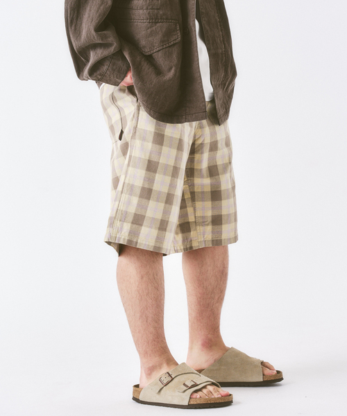417 EDIFICE(フォーワンセブンエディフィス)の「Gramicci / グラミチ SWELL SHORT SHADOW PLAID(その他パンツ・メンズ・ベージュ・MEDIUM/LARGE/X-LARGE)」の8枚目の写真