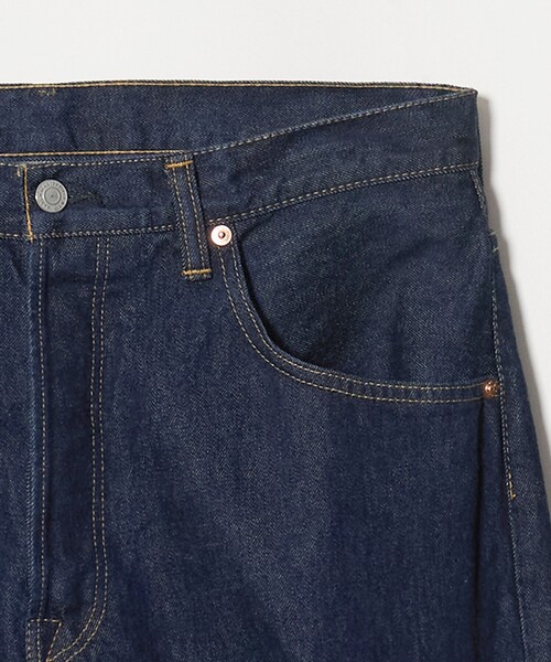 SCYE BASICS（サイベーシックス）の「＜SCYE BASICS＞ バギー デニムパンツ（デニムパンツ・メンズ・ネイビー・31inch/29inch/30inch）」の3枚目の写真