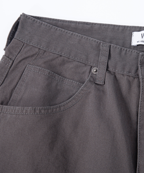 WAAR（ワール）の「M293 チノワイドコットンパンツ_トープ（その他パンツ・メンズ・その他・LARGE/MEDIUM/SMALL）」の6枚目の写真