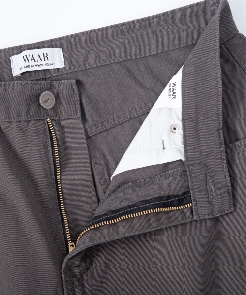 WAAR（ワール）の「M293 チノワイドコットンパンツ_トープ（その他パンツ・メンズ・その他・LARGE/MEDIUM/SMALL）」の5枚目の写真