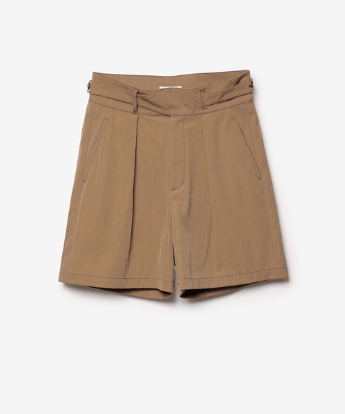 ATTACHMENT(アタッチメント)の「CO/NY WEATHER GURKHA SHORTS(デニムパンツ・メンズ・カーキ/ベージュ/ブラック・2/1/3/4)」の3枚目の写真
